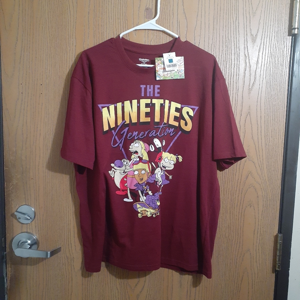Nwt never worn Nickelodeon rugrats purple shirt 2x. A-11